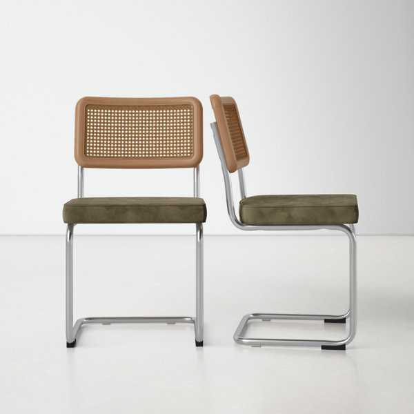 AllModern Gilman Velvet Upholstered Side Chair & Reviews Wayfair